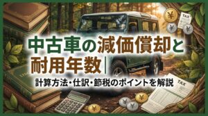 中古車の減価償却と耐用年数｜計算方法・仕訳・節税のポイントを解説