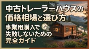 中古トレーラーハウスの価格相場と選び方｜事業用購入で失敗しないための完全ガイド