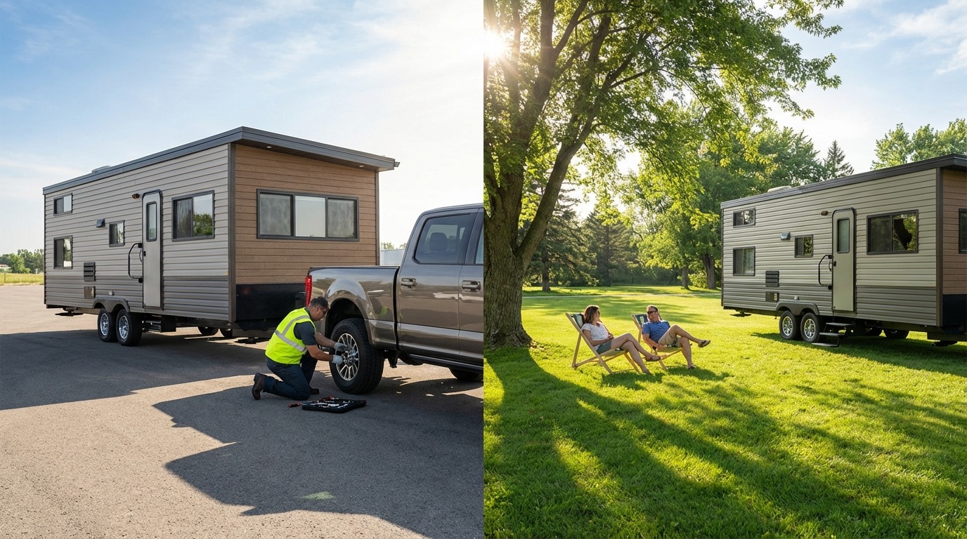 トレーラーハウスの車検が必要なケース・不要なケース