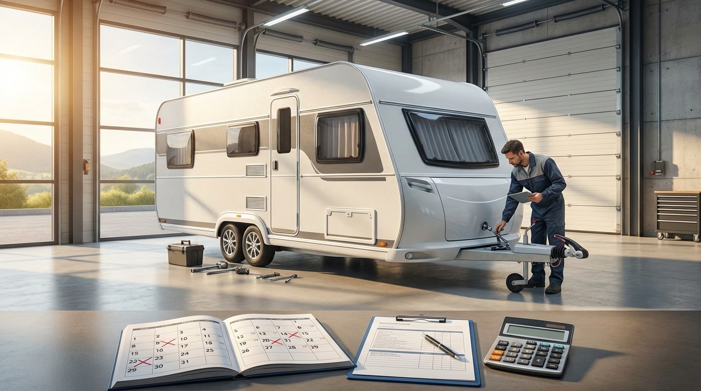 トレーラーハウスの車検費用と頻度