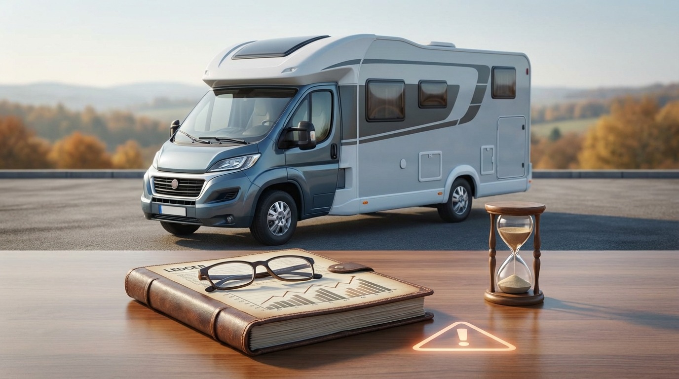 キャンピングカーを減価償却する際の注意点とリスク