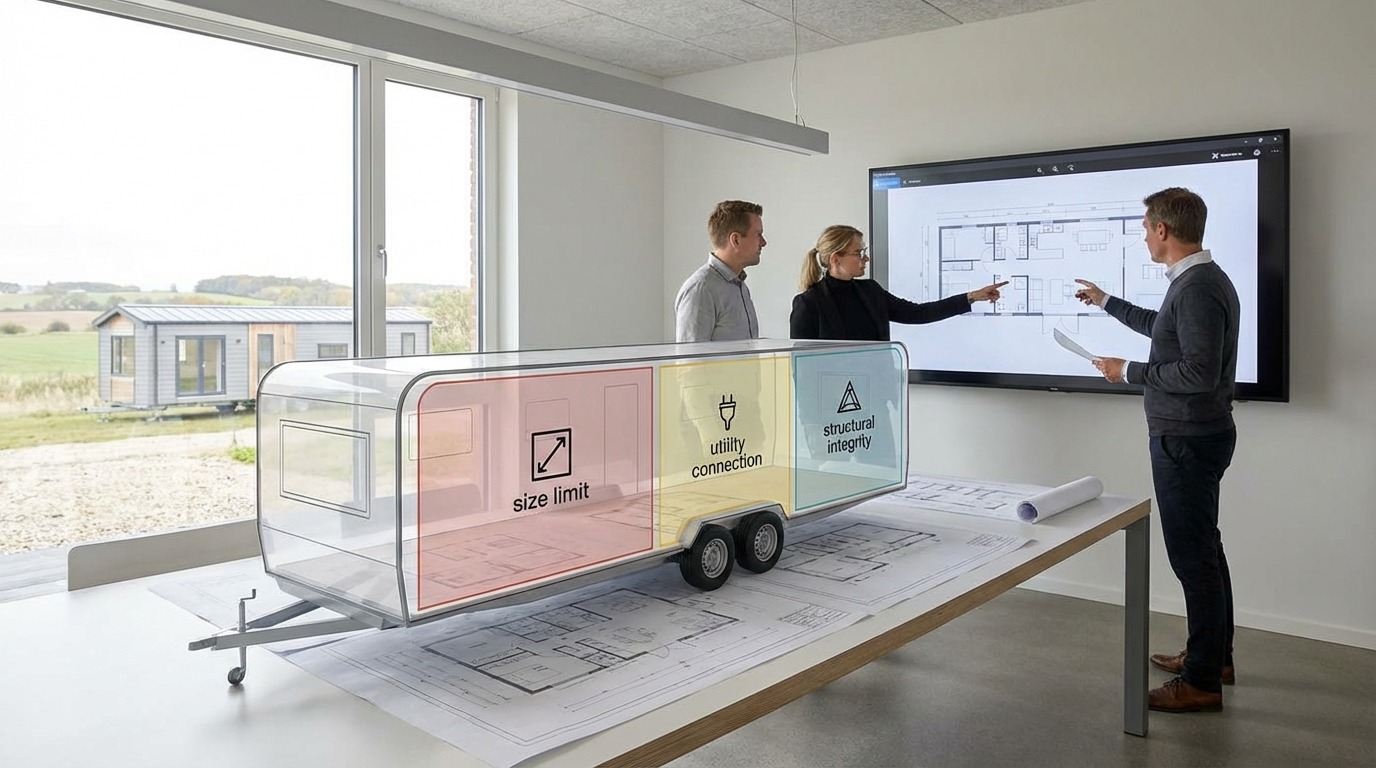 トレーラーハウスの間取りを左右する3つの制約条件