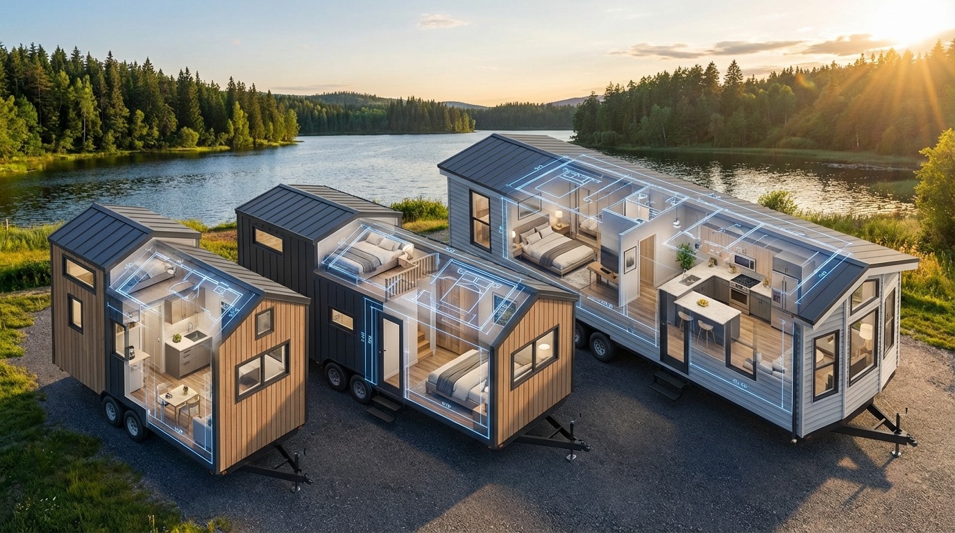 【サイズ別】トレーラーハウスの間取りパターン一覧