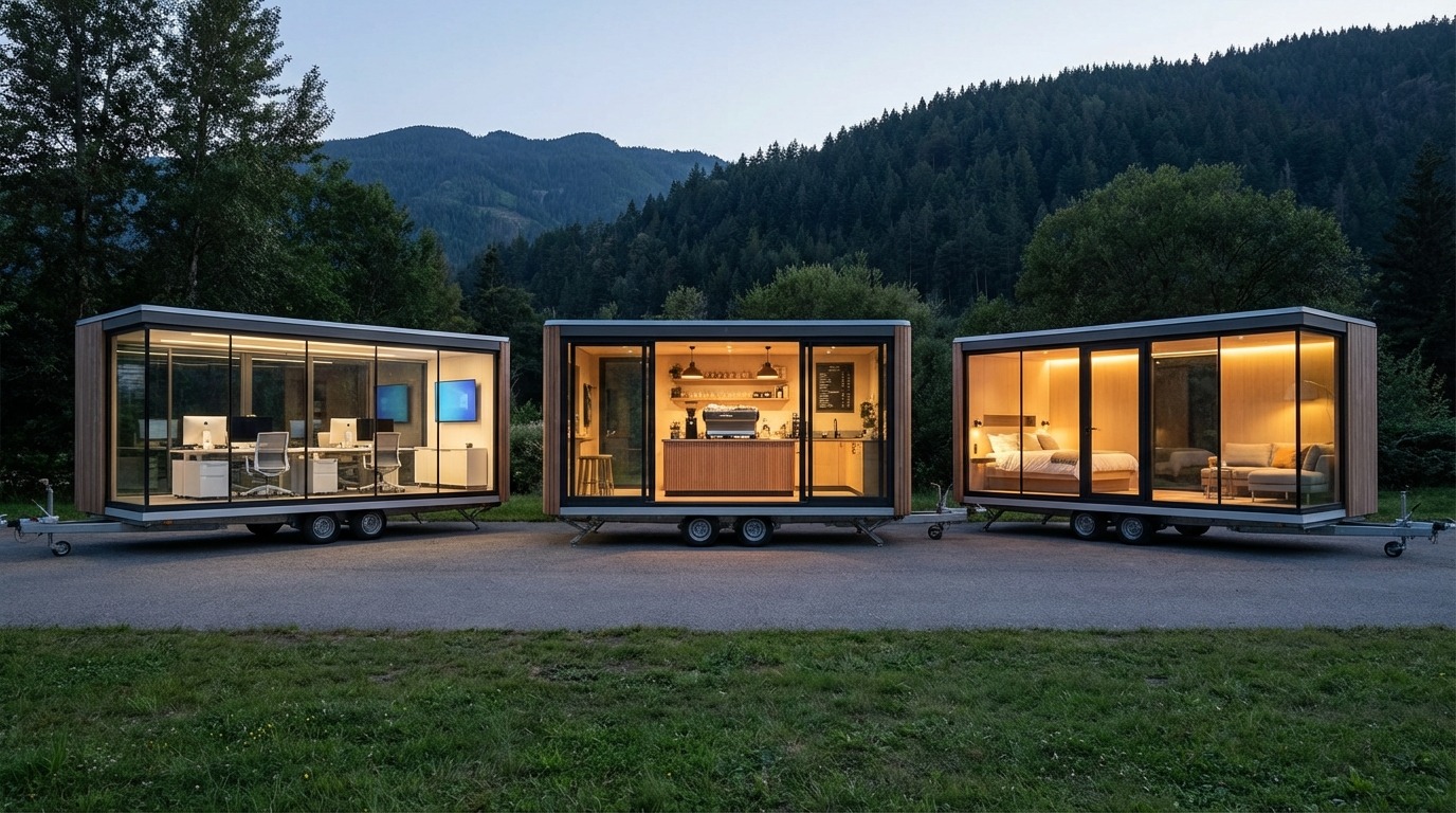 【用途別】事業目的に最適なトレーラーハウスの間取りの選び方