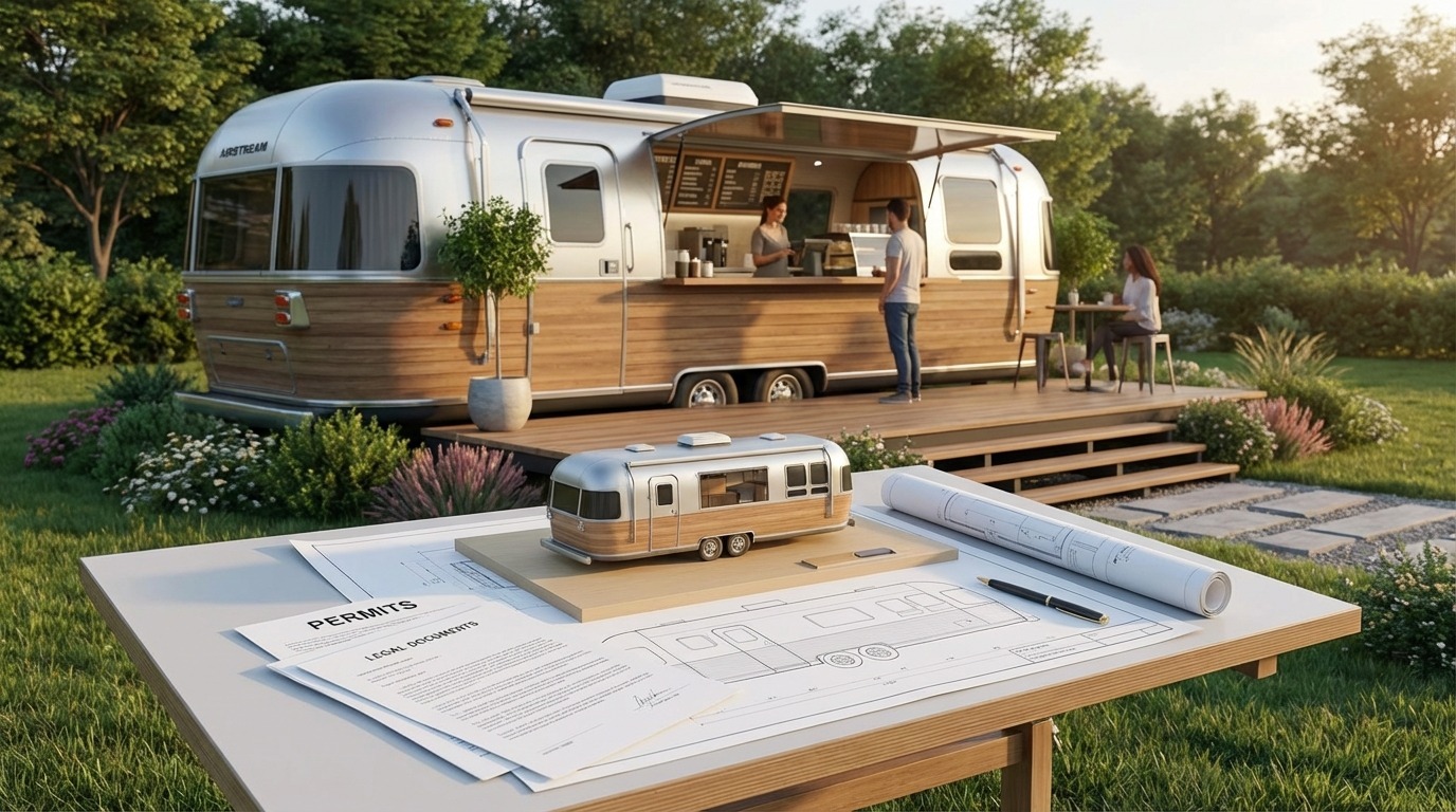 トレーラーハウスカフェとは？法的な位置づけと仕組み