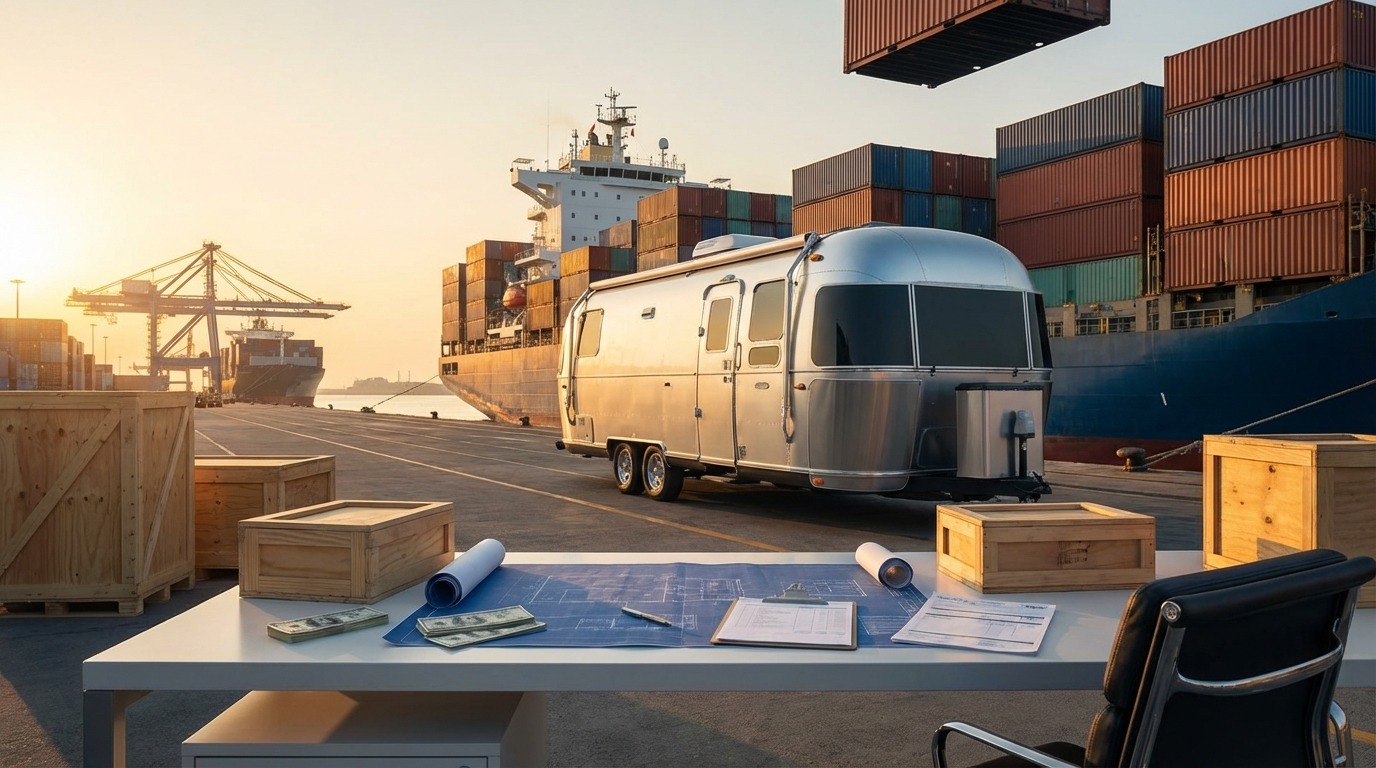 アメリカ製トレーラーハウスの価格相場と輸入コストの内訳