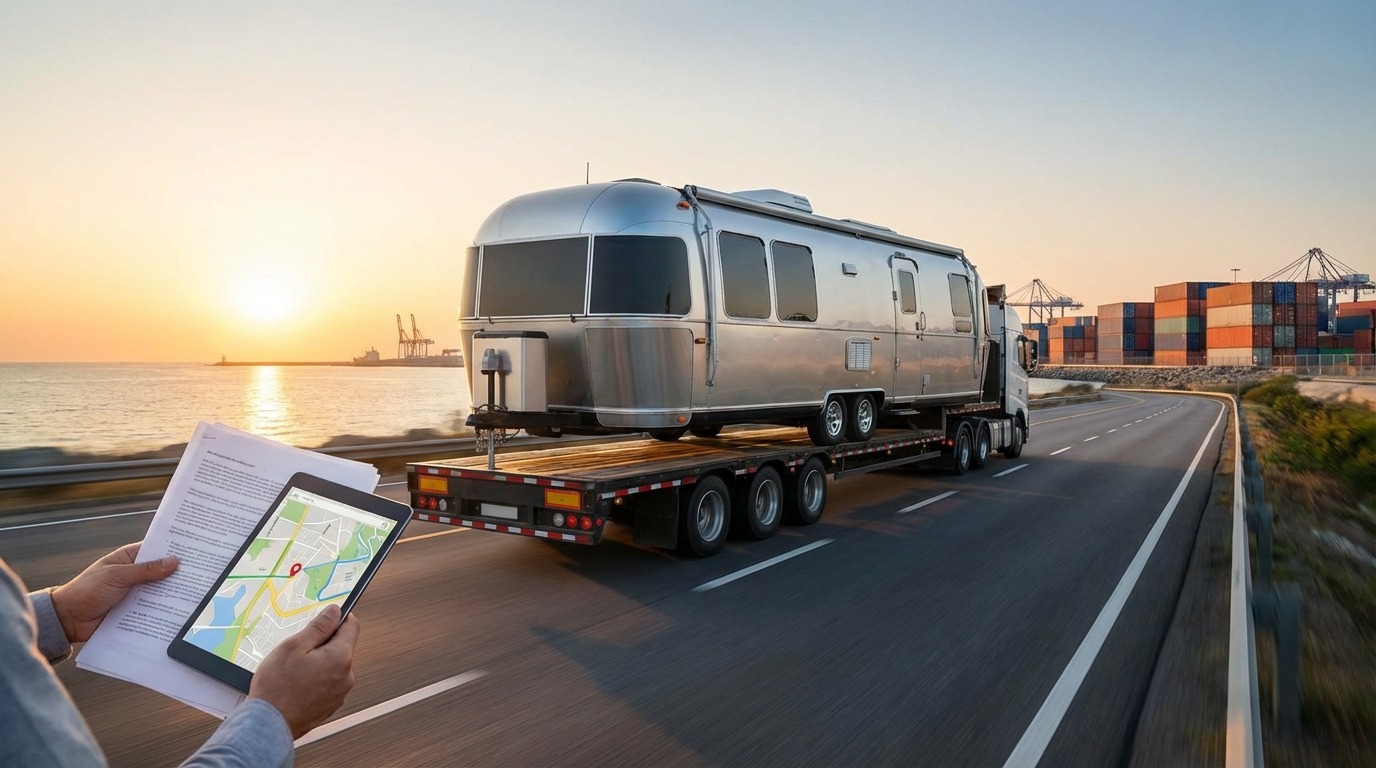 アメリカ製トレーラーハウスの購入方法と輸入の流れ