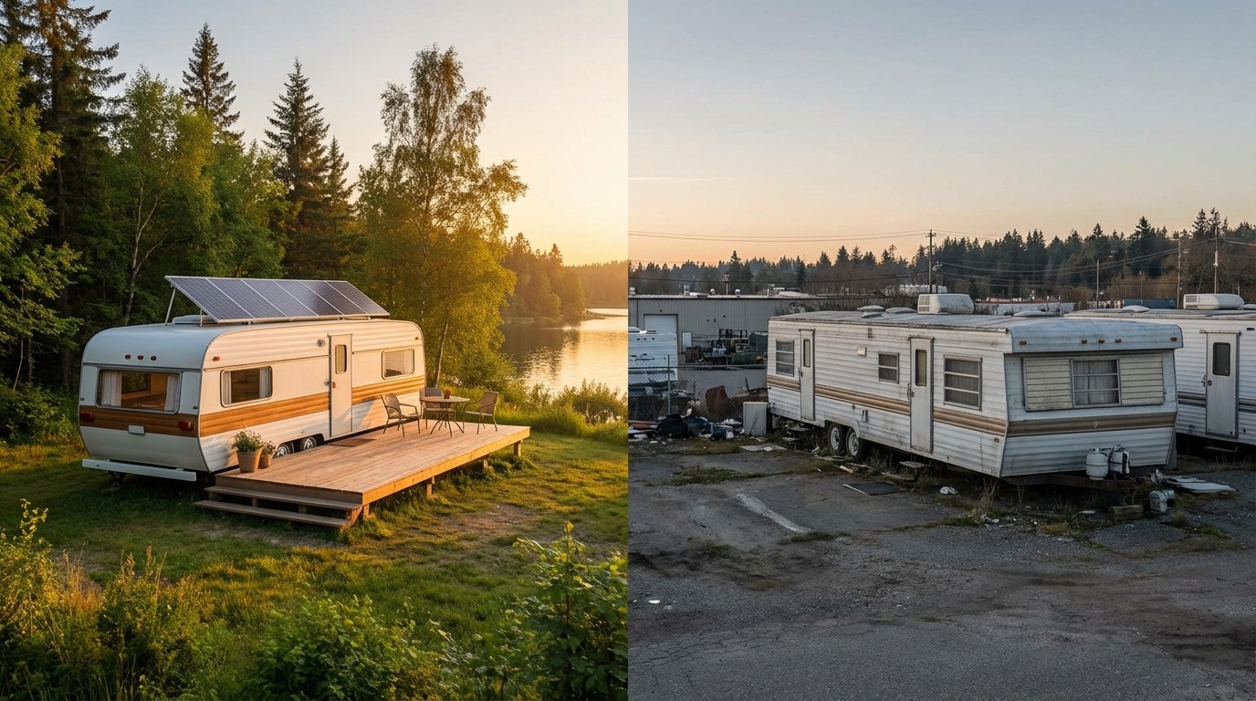 中古トレーラーハウスのメリット・デメリット比較