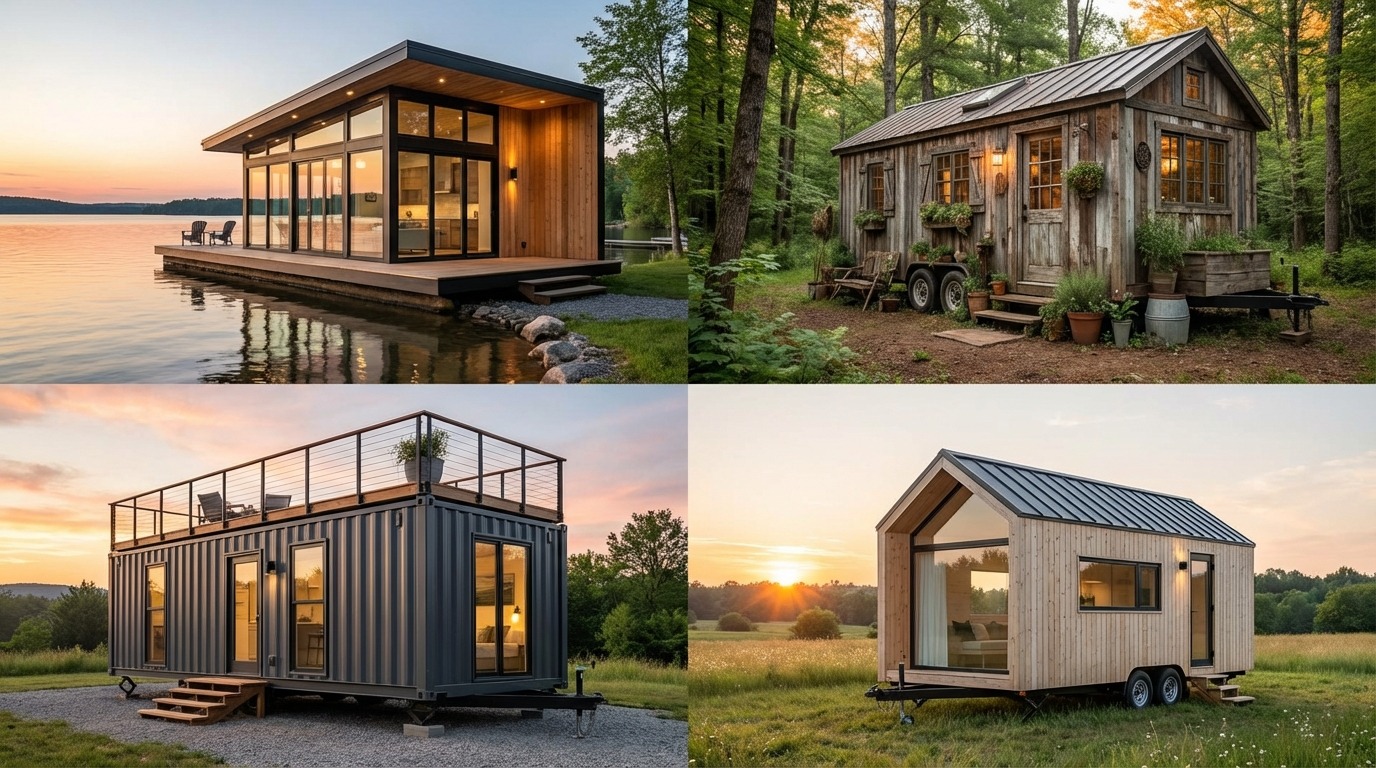 デザインタイプ別｜おしゃれなトレーラーハウス4選