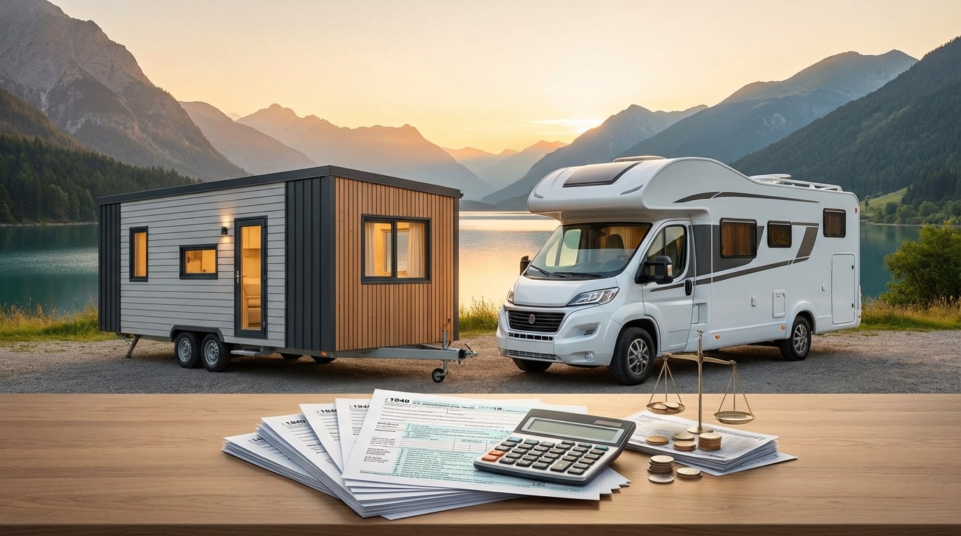 トレーラーハウスとキャンピングカーの税務上の違い