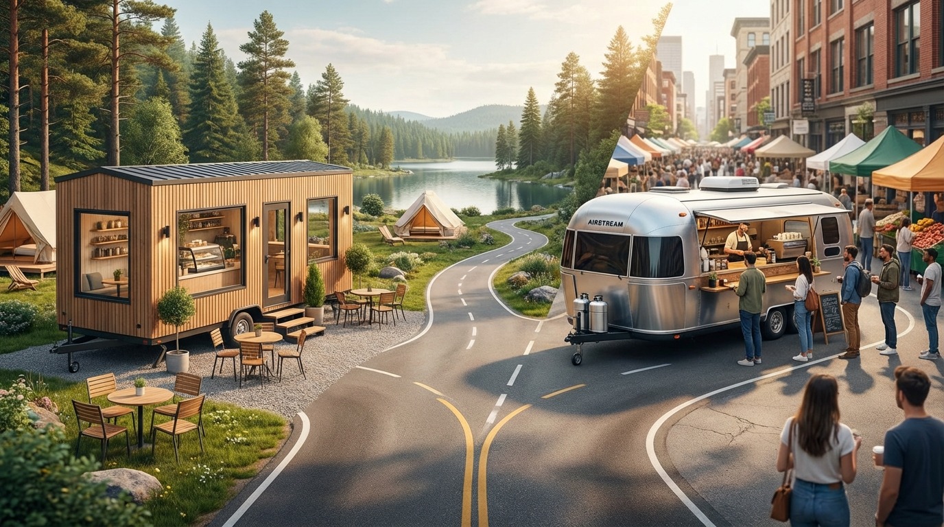 事業用途別｜トレーラーハウスとキャンピングカーの向き不向き