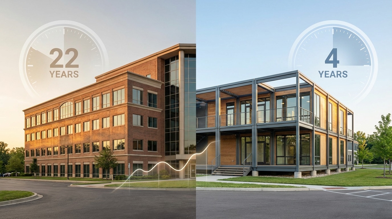 建物との減価償却比較｜22年 vs 4年でどれだけ差がつくか