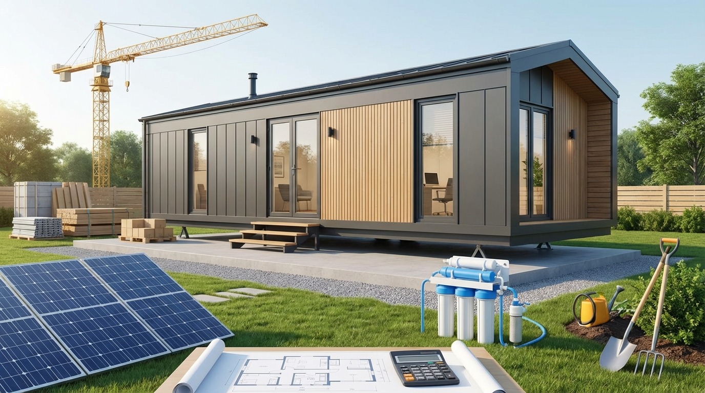 トレーラーハウス事務所の費用内訳【価格・設置費・維持費】