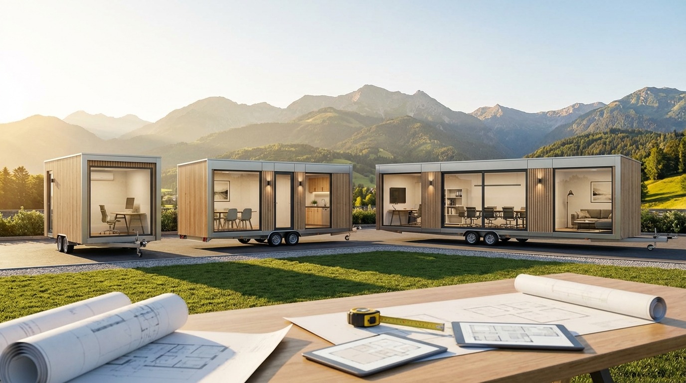 トレーラーハウス事務所のサイズ・広さの選び方