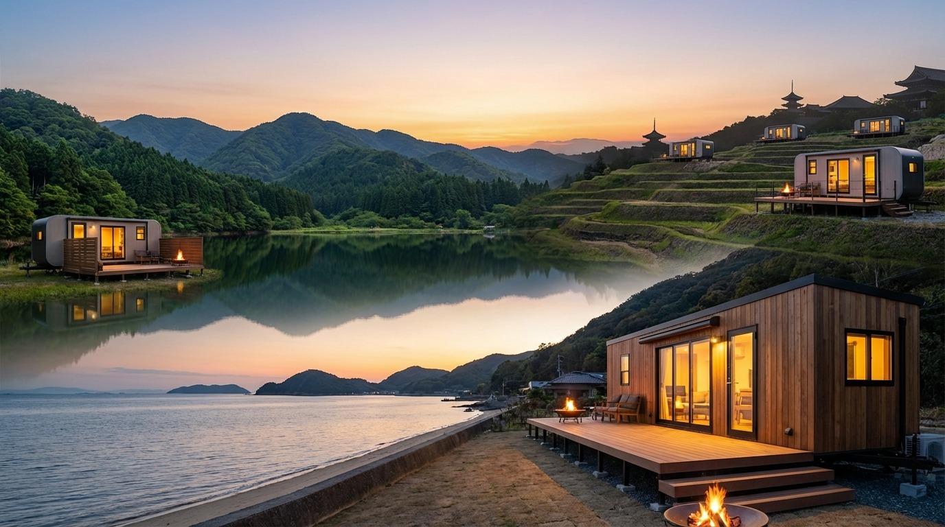 関西でトレーラーハウスに宿泊できる施設一覧【府県別】