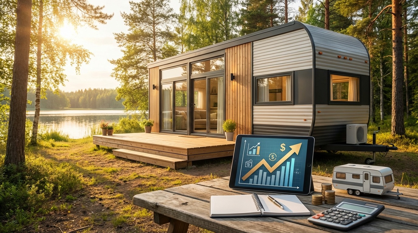 トレーラーハウス宿泊事業の収益シミュレーション