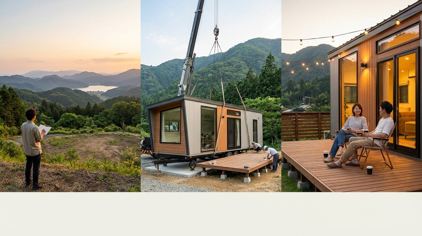 関西でトレーラーハウス宿泊事業を始める3ステップ