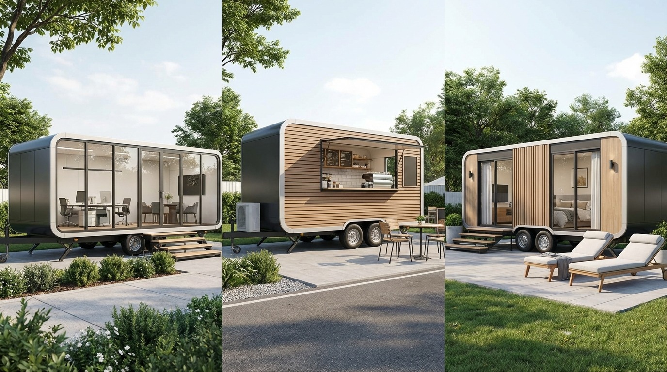 事業用途別｜トレーラーハウスのレンタル料金目安