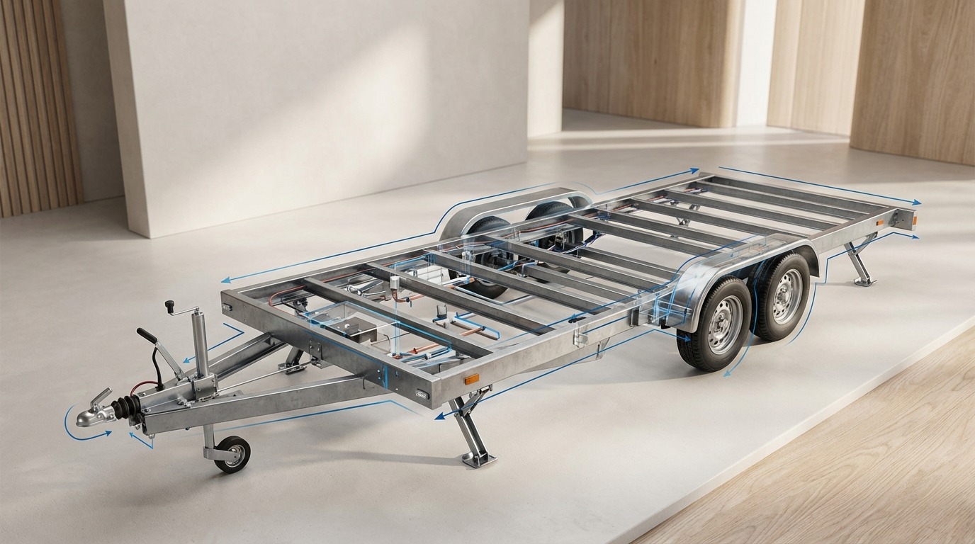 トレーラーハウスのシャーシ構造を図解で理解する