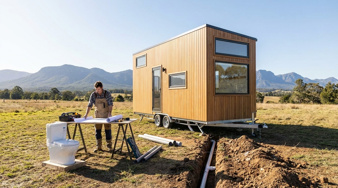 トレーラーハウスのトイレ設置までの流れと準備