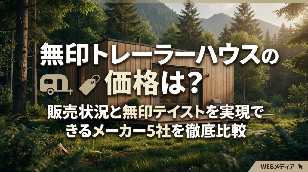 無印トレーラーハウスの価格は？販売状況と無印テイストを実現できるメーカー5社を徹底比較