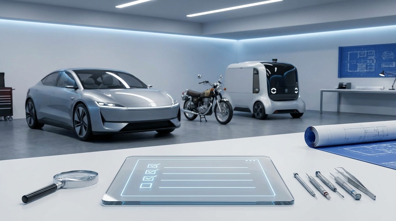 車両として認められる具体的な要件チェックリスト