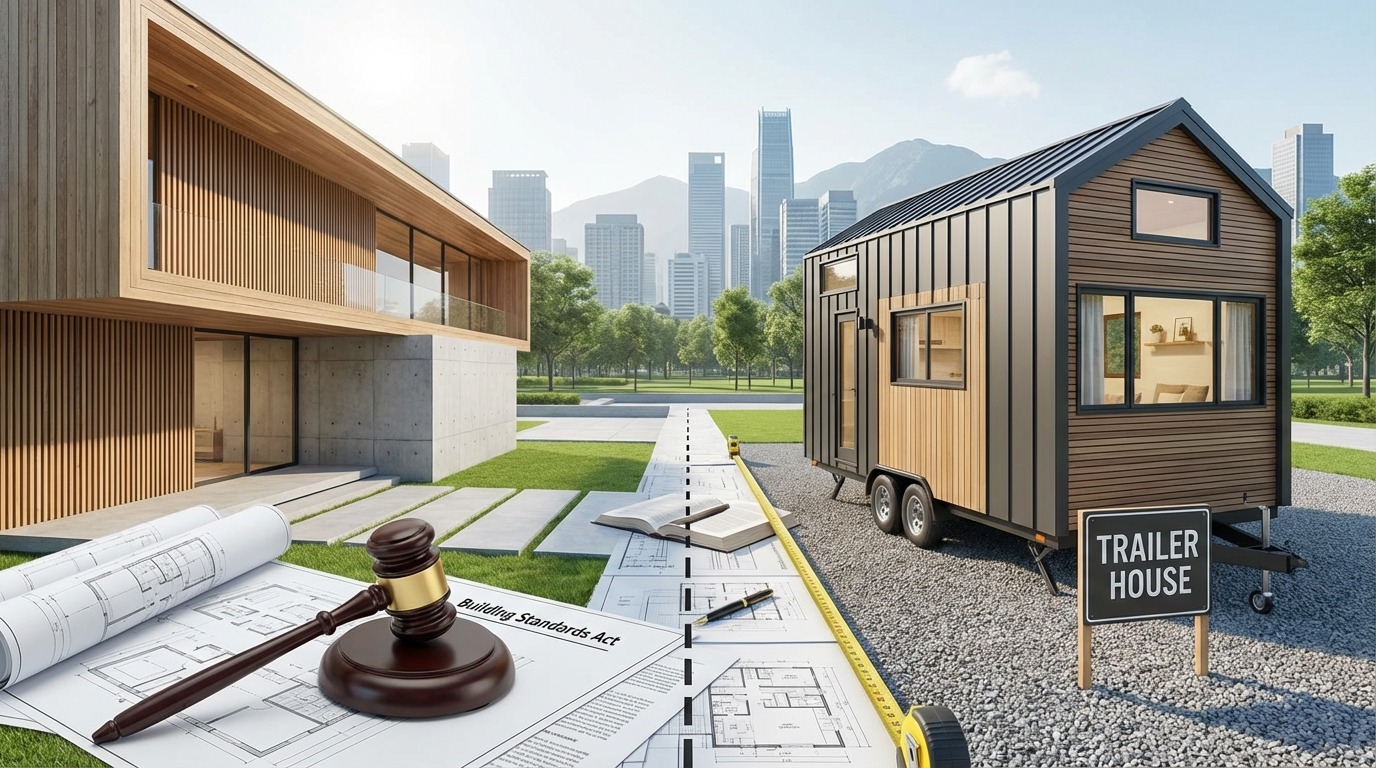 建築基準法における「建築物」の定義とトレーラーハウスの法的位置づけ