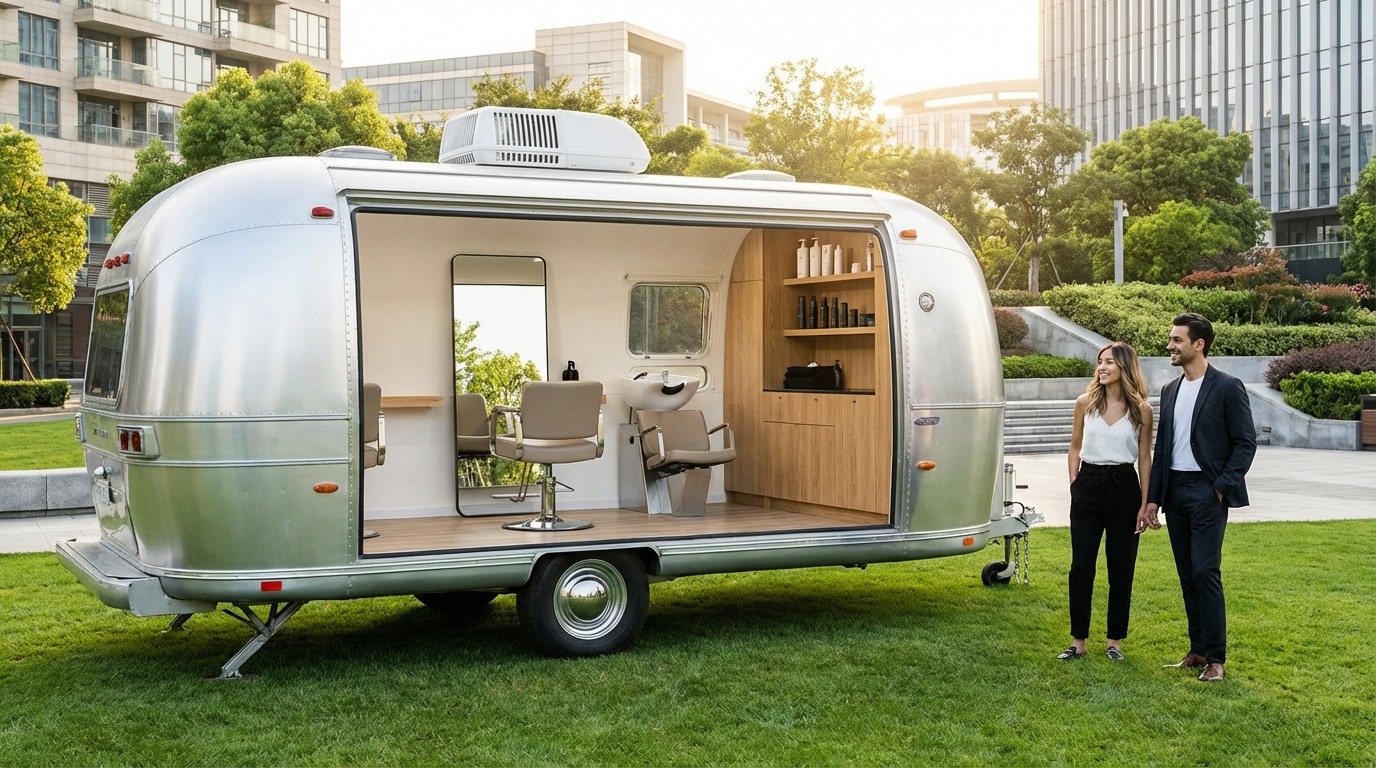 トレーラーハウス美容室は開業できる?許可・費用・条件を30秒で解説