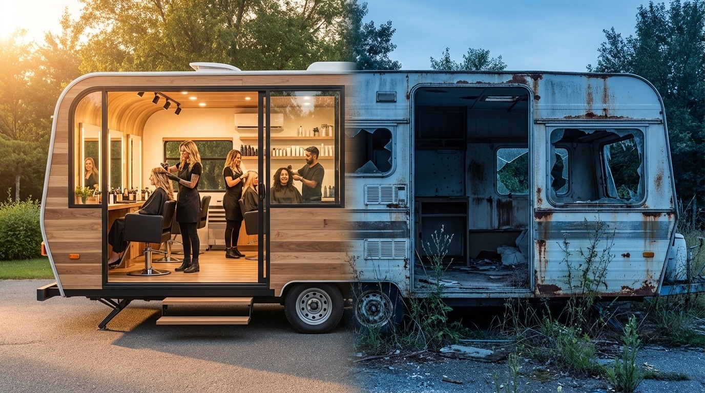 トレーラーハウス美容室の成功事例と失敗パターン