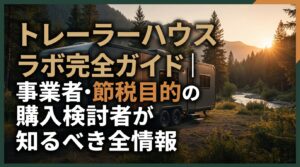 トレーラーハウス ラボ完全ガイド｜事業者・節税目的の購入検討者が知るべき全情報