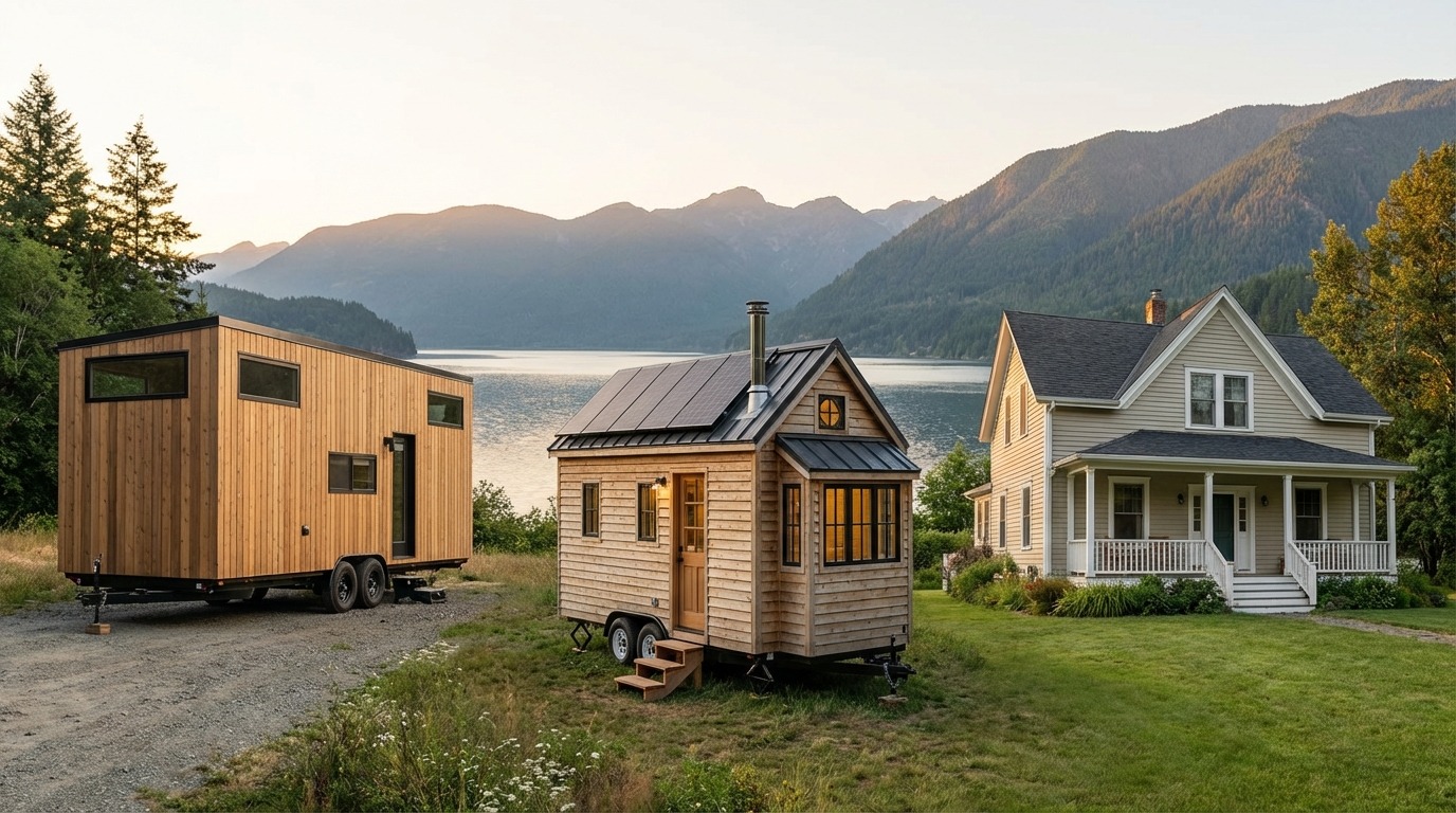 老後の住居比較｜トレーラーハウス・タイニーハウス・中古住宅