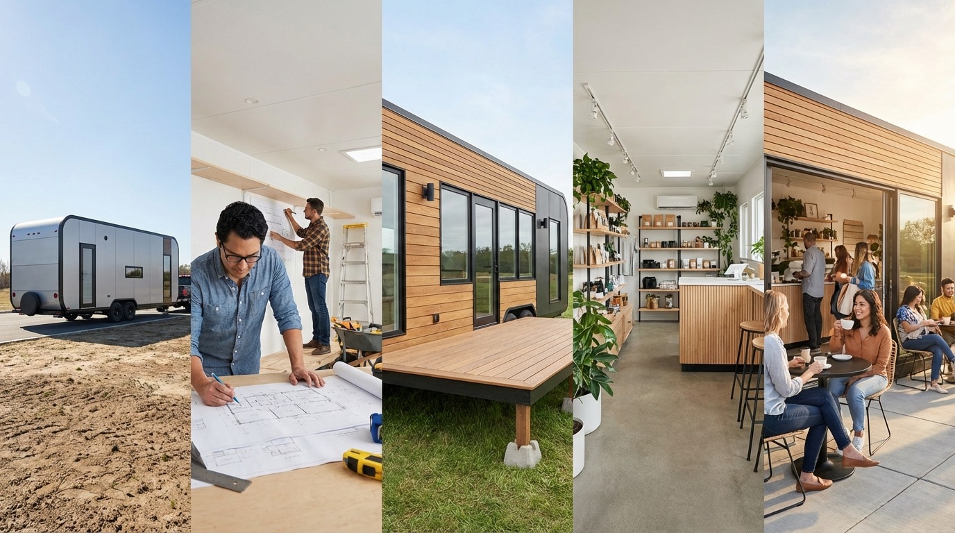 トレーラーハウス店舗の購入から開業までの5ステップ