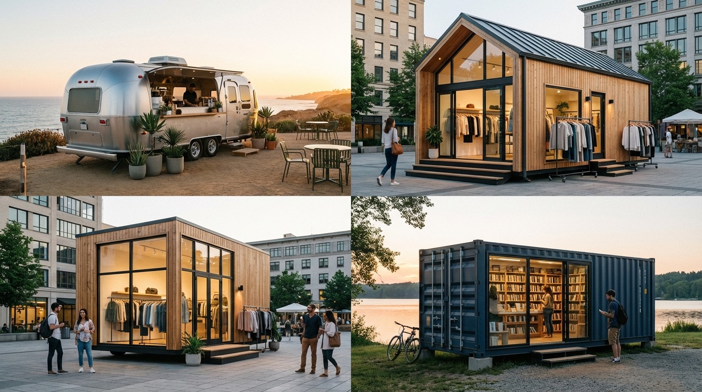 トレーラーハウス店舗の活用事例